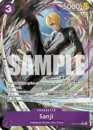 Sanji (070) (Alternate Art) (OP12-070) - Legacy of the Master Foil | Grognard Games