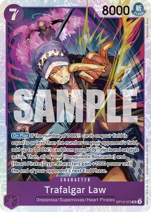 Trafalgar Law (073) (OP12-073) - Legacy of the Master Foil | Grognard Games