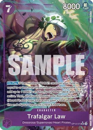 Trafalgar Law (073) (Alternate Art) (OP12-073) - Legacy of the Master Foil | Grognard Games