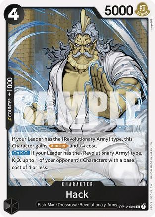 Hack (OP12-089) - Legacy of the Master Foil | Grognard Games