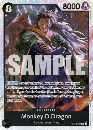 Monkey.D.Dragon (OP12-094) - Legacy of the Master Foil | Grognard Games