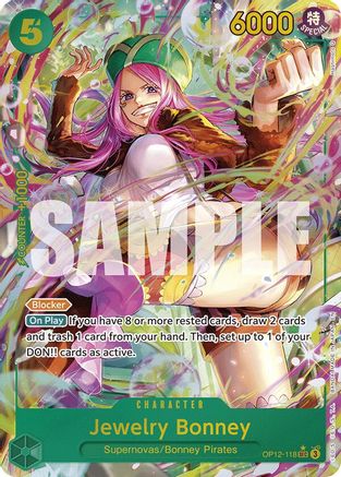 Jewelry Bonney (118) (Alternate Art) (OP12-118) - Legacy of the Master Foil | Grognard Games