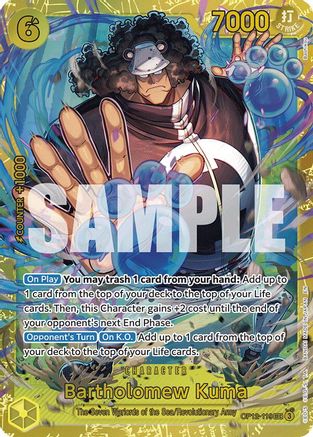 Bartholomew Kuma (OP12-119) - Legacy of the Master Foil | Grognard Games