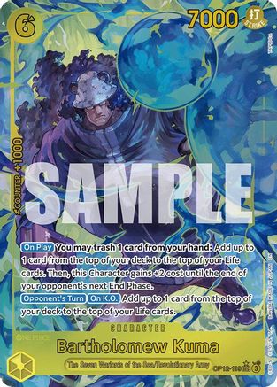 Bartholomew Kuma (Alternate Art) (OP12-119) - Legacy of the Master Foil | Grognard Games