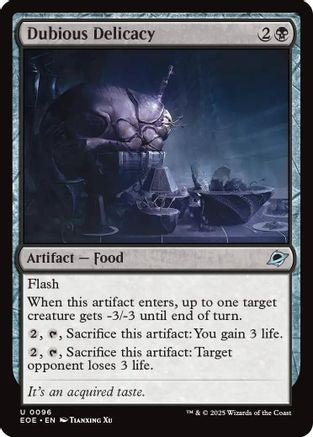Dubious Delicacy (EOE-096) - Edge of Eternities Foil | Grognard Games