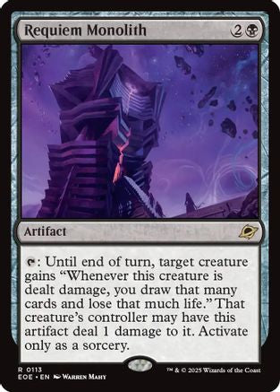 Requiem Monolith (EOE-113) - Edge of Eternities Foil | Grognard Games