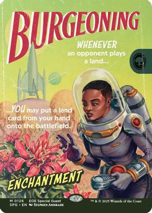 Burgeoning (Showcase) (SPG-126) - Special Guests | Grognard Games