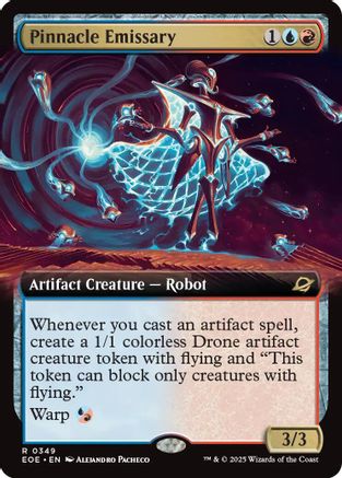 Pinnacle Emissary (Extended Art) (EOE-349) - Edge of Eternities Foil | Grognard Games