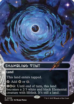 Shambling Vent (0038) (Borderless) (EOE-038) - Edge of Eternities Foil | Grognard Games