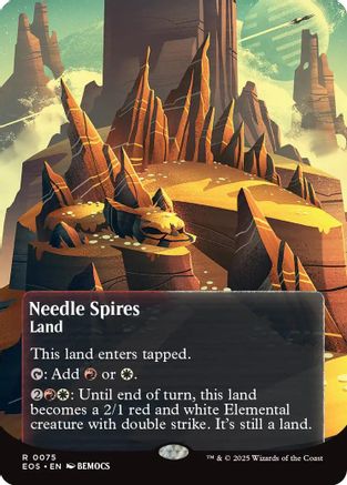 Needle Spires (0075) (Borderless) (EOE-075) - Edge of Eternities | Grognard Games
