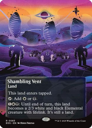 Shambling Vent (0083) (Borderless) (EOE-083) - Edge of Eternities Foil | Grognard Games