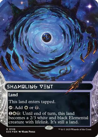 Shambling Vent (0128) (Borderless) (Galaxy Foil) (EOE-128) - Edge of Eternities Foil | Grognard Games