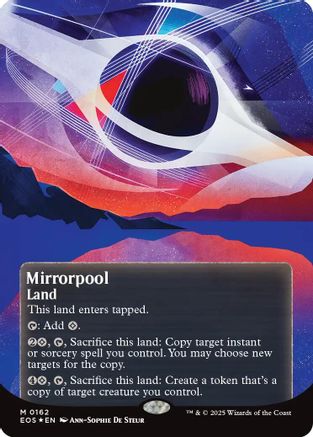 Mirrorpool (0162) (Borderless) (Galaxy Foil) (EOE-162) - Edge of Eternities Foil | Grognard Games