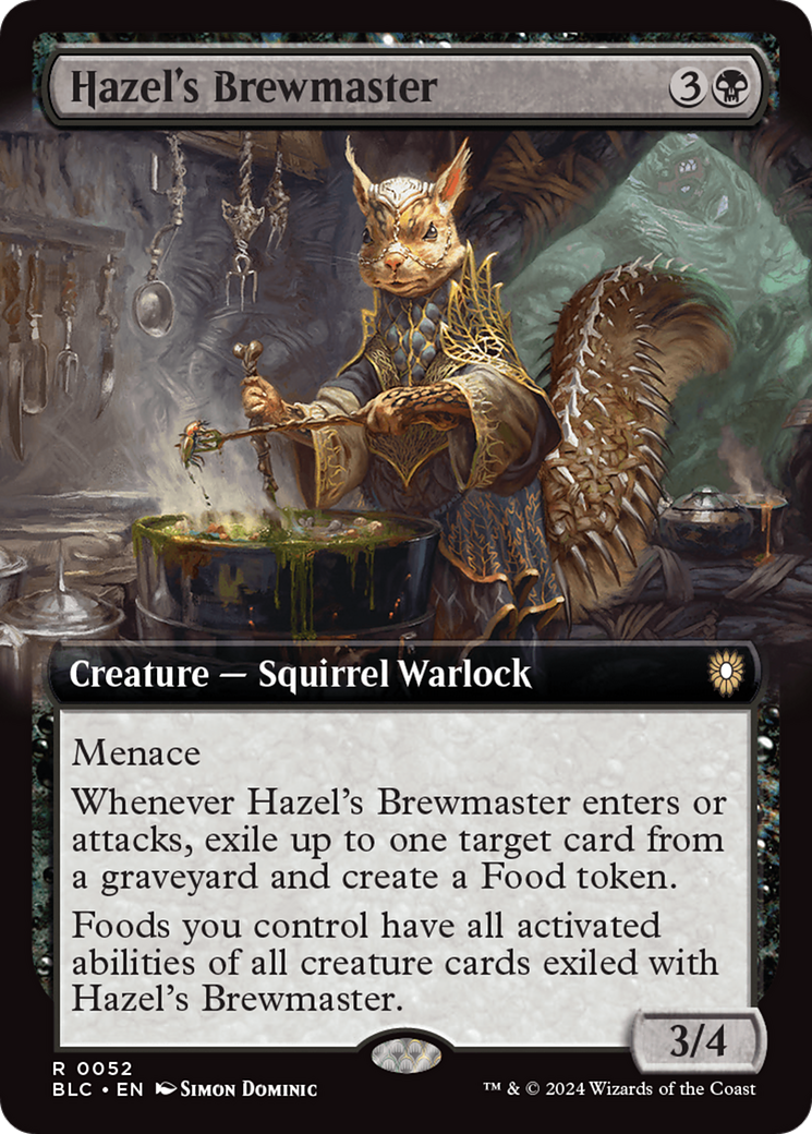 Hazel's Brewmaster (Extended Art) [Bloomburrow Commander] | Grognard Games