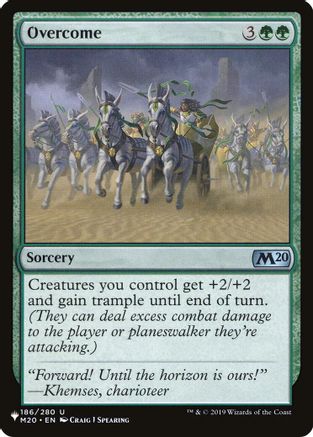 Overcome (LIST-186) - The List Reprints | Grognard Games