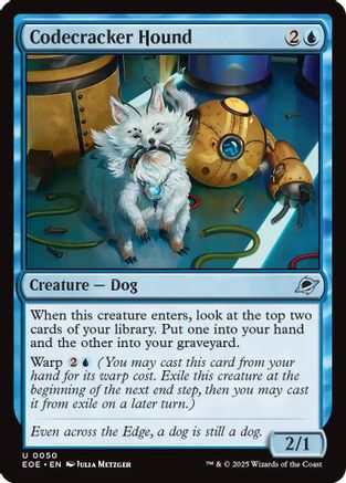 Codecracker Hound (EOE-050) - Edge of Eternities | Grognard Games