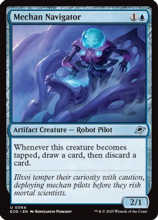 Mechan Navigator (EOE-064) - Edge of Eternities Foil | Grognard Games