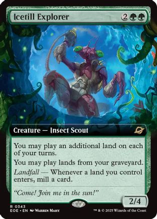 Icetill Explorer (Extended Art) (EOE-343) - Edge of Eternities Foil | Grognard Games