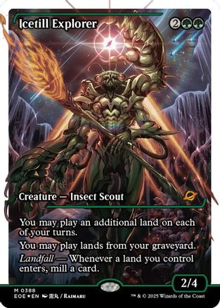 Icetill Explorer (Showcase) (Fracture Foil) (EOE-388) - Edge of Eternities Foil | Grognard Games