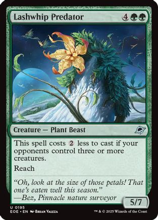 Lashwhip Predator (EOE-195) - Edge of Eternities Foil | Grognard Games