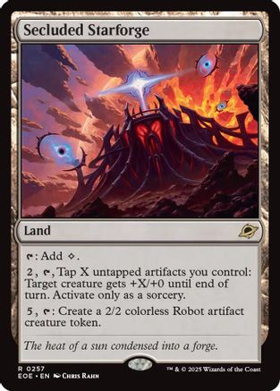 Secluded Starforge (EOE-257) - Edge of Eternities | Grognard Games