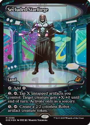 Secluded Starforge (Showcase) (EOE-366) - Edge of Eternities Foil | Grognard Games