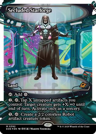 Secluded Starforge (Showcase) (Fracture Foil) (EOE-392) - Edge of Eternities Foil | Grognard Games