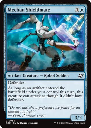 Mechan Shieldmate (EOE-065) - Edge of Eternities Foil | Grognard Games