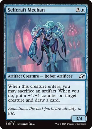 Selfcraft Mechan (EOE-074) - Edge of Eternities Foil | Grognard Games