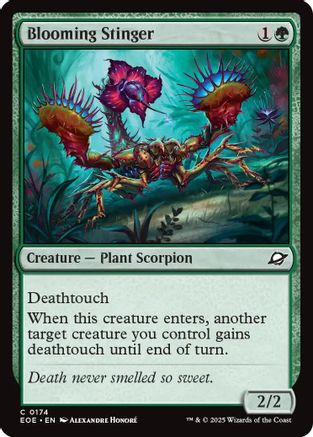 Blooming Stinger (EOE-174) - Edge of Eternities Foil | Grognard Games