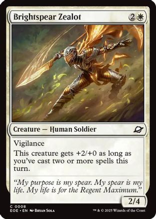 Brightspear Zealot (EOE-008) - Edge of Eternities Foil | Grognard Games