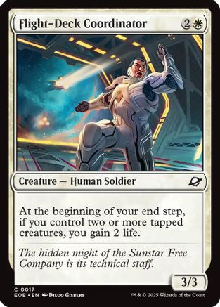 Flight-Deck Coordinator (EOE-017) - Edge of Eternities Foil | Grognard Games