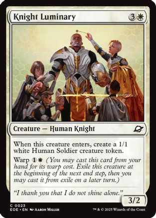 Knight Luminary (EOE-023) - Edge of Eternities | Grognard Games