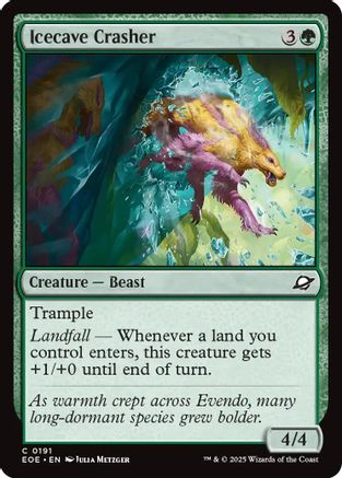 Icecave Crasher (EOE-191) - Edge of Eternities Foil | Grognard Games