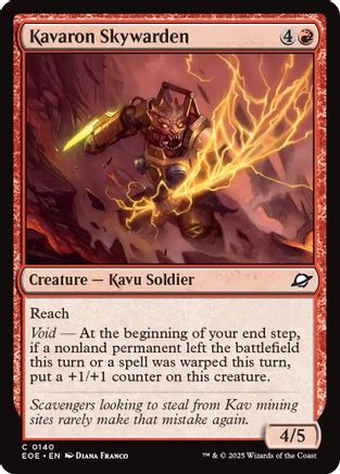 Kavaron Skywarden (EOE-140) - Edge of Eternities Foil | Grognard Games