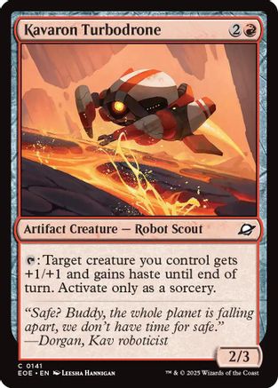 Kavaron Turbodrone (EOE-141) - Edge of Eternities Foil | Grognard Games