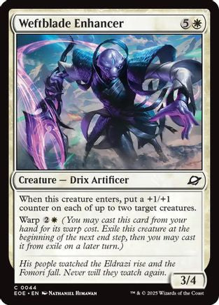 Weftblade Enhancer (EOE-044) - Edge of Eternities Foil | Grognard Games