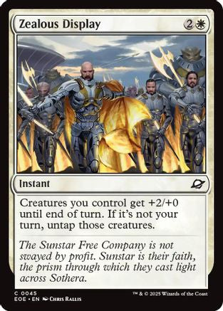 Zealous Display (EOE-045) - Edge of Eternities Foil | Grognard Games