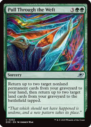 Pull Through the Weft (EOE-202) - Edge of Eternities | Grognard Games