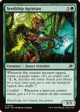 Seedship Agrarian (EOE-204) - Edge of Eternities Foil | Grognard Games