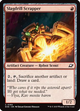 Slagdrill Scrapper (EOE-160) - Edge of Eternities Foil | Grognard Games