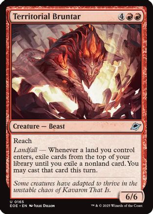 Territorial Bruntar (EOE-165) - Edge of Eternities Foil | Grognard Games