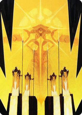 Hardlight Containment Art Card (Gold-Stamped Planeswalker Symbol) (AAEOE-004) - Art Series: Edge of Eternities | Grognard Games