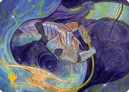 Seam Rip Art Card (Gold-Stamped Planeswalker Symbol) (AAEOE-006) - Art Series: Edge of Eternities | Grognard Games