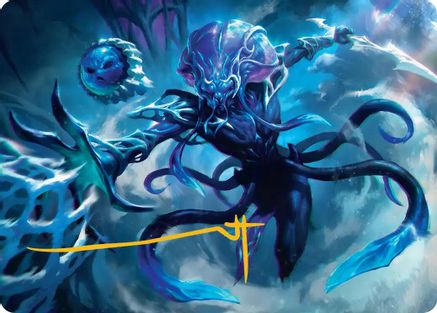 Illvoi Galeblade Art Card (Gold-Stamped Signature) (AAEOE-007) - Art Series: Edge of Eternities | Grognard Games