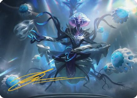 Mm'menon, the Right Hand Art Card (Gold-Stamped Signature) (AAEOE-008) - Art Series: Edge of Eternities | Grognard Games