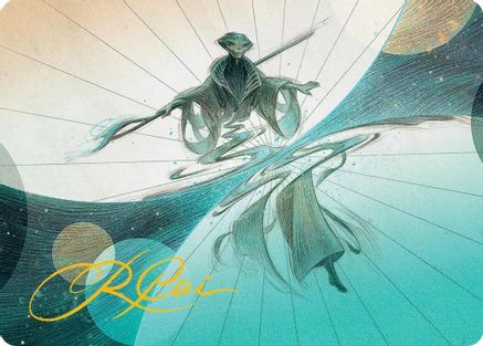 Weftwalking Art Card (Gold-Stamped Signature) (AAEOE-010) - Art Series: Edge of Eternities | Grognard Games