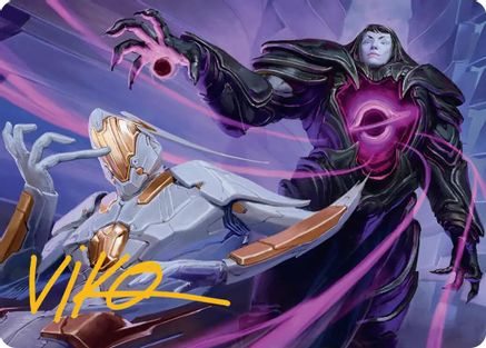Lightless Evangel Art Card (Gold-Stamped Signature) (AAEOE-015) - Art Series: Edge of Eternities | Grognard Games