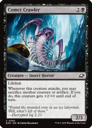 Comet Crawler (EOE-092) - Edge of Eternities Foil | Grognard Games