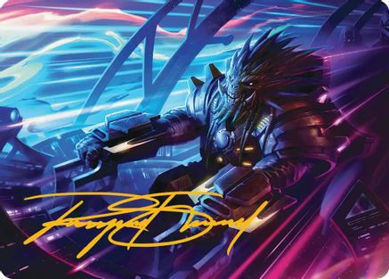 Tannuk, Steadfast Second Art Card (Gold-Stamped Signature) (AAEOE-019) - Art Series: Edge of Eternities | Grognard Games